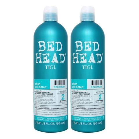  Bộ Dầu Gội + Xả Tigi màu xanh, có bán lẻ dầu gội hoặc xả 