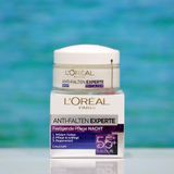  Kem dưỡng da ban đêm L’Oréal Paris Anti-Falten Experte 55+ – Giải pháp chăm sóc da ban đêm dành cho làn da sau tuổi 55 