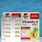  Viên uống VITAMIN E 600N DOPPEL HERZ, hộp 60 viên 