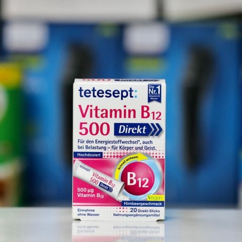  Vitamin B12 500 bột hộp 20 gói 