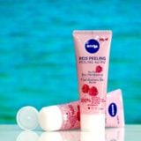  Tẩy da chết Nivea Bio từ Gạo và Quả mâm xôi (Himbeere) tuýp 75ml 