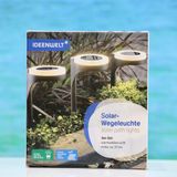  Set đèn led năng lượng mặt trời hộp 3 chiếc của hãng Ideenwelt 