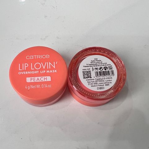  Mặt nạ ngủ môi số 03 Catrice Lip Lovin’ Overnight Lip Mask - Peach 4g 