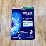  Mặt nạ giấy dưỡng ẩm phục hồi da ban đêm Garnier PureActive Hydrabomb - 1 miếng 