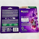 Mặt Nạ Dưỡng Da Garnier SkinActive Pro-Retinol – Cấp Ẩm Sáng Da, Dành Cho Da Lão Hóa 