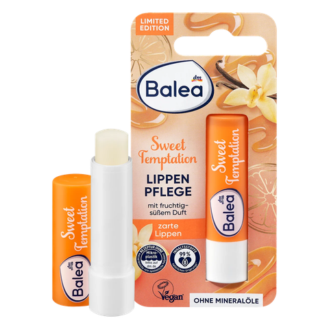 Son Dưỡng Môi Balea Sweet Temptation - Giữ Ẩm, Chăm Sóc Đôi Môi Mềm Mịn 