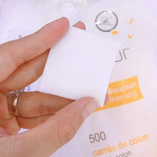  Bông tẩy trang Pháp, gói 600 tờ 