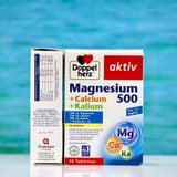  Viên Uống Bổ Sung Magie + Canxi + Kali Doppelherz Aktiv Magnesium 500 – Hộp 30 Viên 
