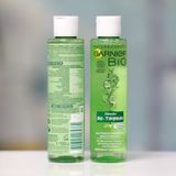  Nước hoa hồng hữu cơ Garnier Bio Thymian - kháng khuẩn ngăn ngừa mụn trứng cá, se khít lỗ chân lông, hạn chế dầu thừa, 150ml 