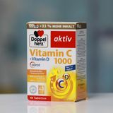  Vitamin C 1000 + Vitamin D, hộp 30 viên 