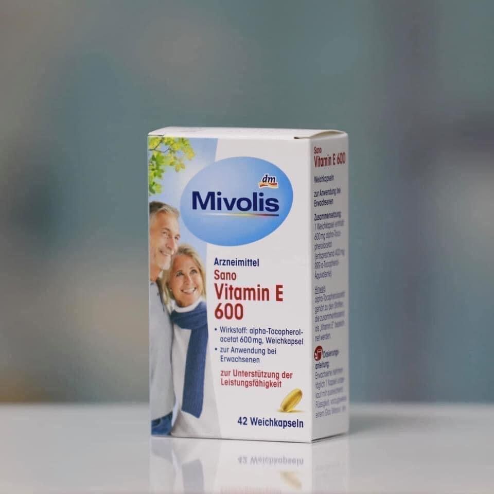  Vitamin E của hãng Mivolis, hộp 42 viên 