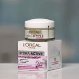  Kem Dưỡng Da Loreal Hydra Active 3 24h Ban Ngày, 50ml 