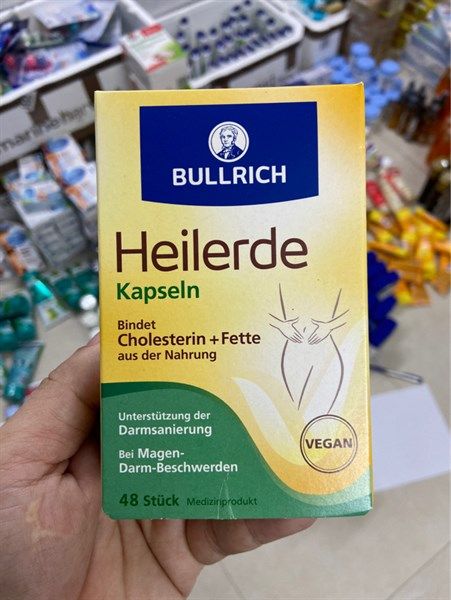  VIÊN UỐNG THẢO DƯỢC PHÒNG TRÁNH MỠ MÁU, TỐT CHO ĐƯỜNG RUỘT Heilerde của Bullrich hộp 48 viên 