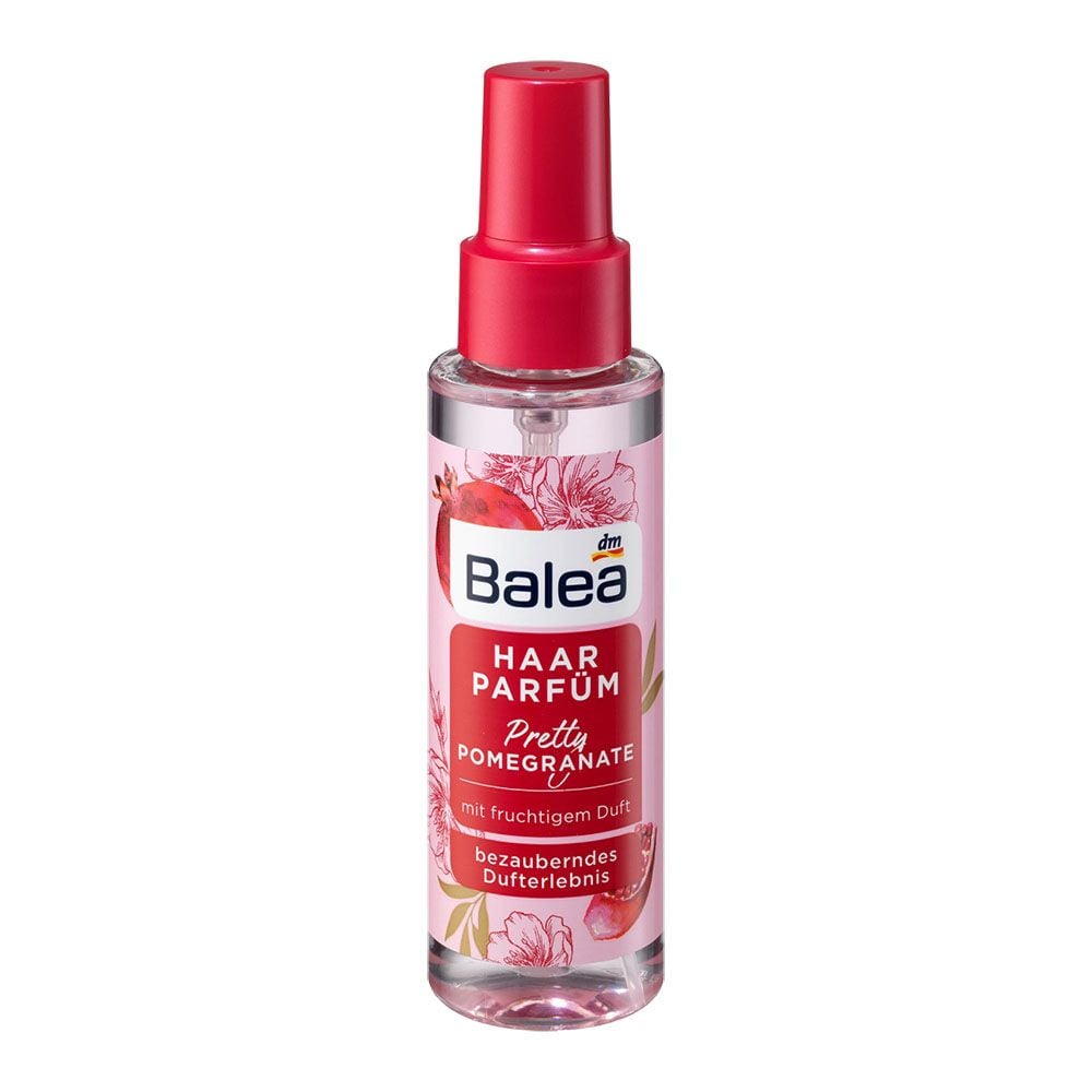  Nước hoa cho tóc Balea hương trái cây tươi mát, chai xịt 100ml vô cùng tiện dụng. 