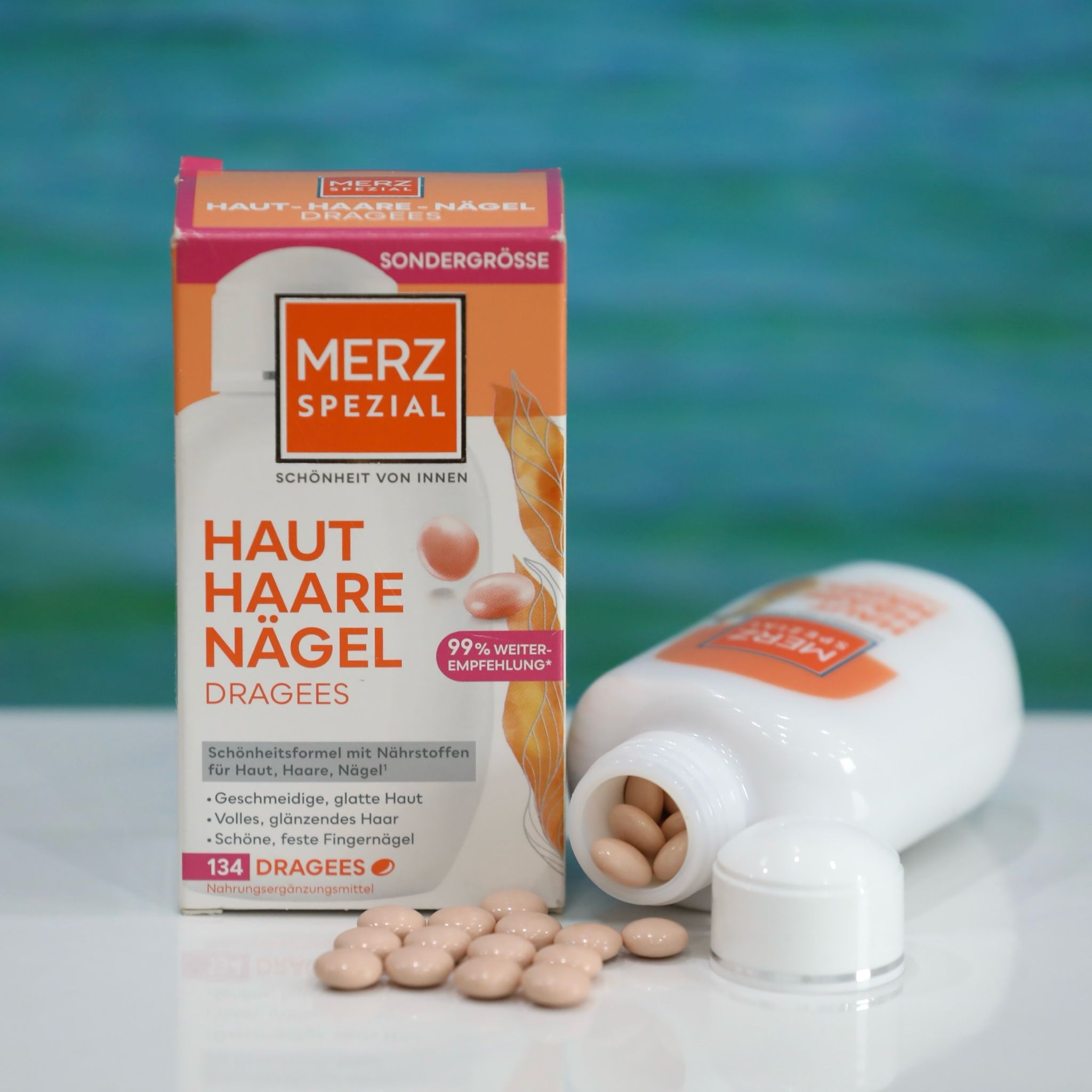  Mọc tóc hồng Merz hộp 134 viên 
