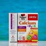  Viên uống Doppelherz Calcium + D3 + K - Hỗ trợ bổ sung canxi và vitamin 