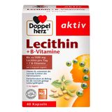  Mầm Đậu Nành Doppelherz Lecithin 1500 mg + Vitamin B, 40 Viên 