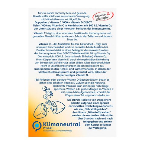  Vitamin C 1000 + Vitamin D, hộp 30 viên 