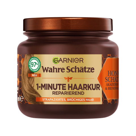  Kem ủ tóc chuyên sâu dành cho tóc khô cứng và chẻ ngọn Wahre Schätze 1- Phút Haarkur Avocado & Sheabutter - 350ml 