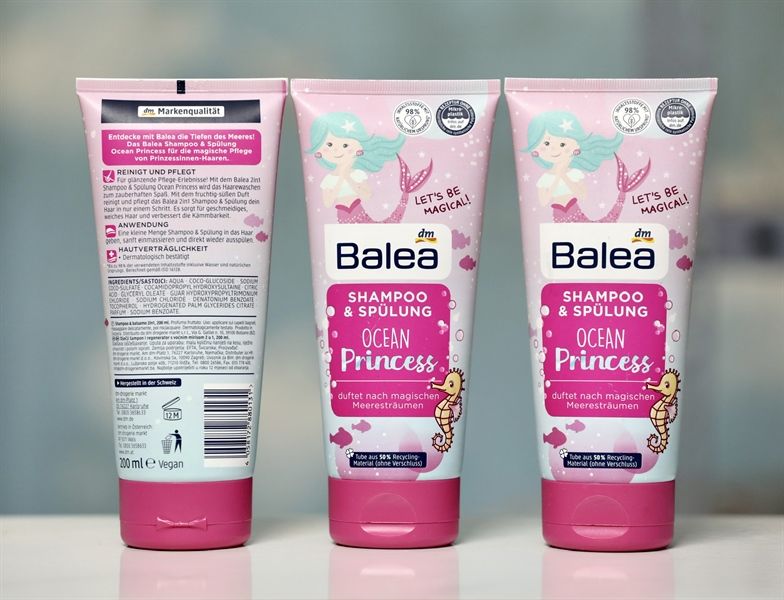  Dầu gội xả trẻ em 2in1 Balea nàng tiên cá 