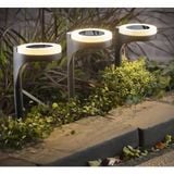  Set đèn led năng lượng mặt trời hộp 3 chiếc của hãng Ideenwelt 