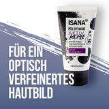  Đắp mặt nạ than hoạt tính ISANA tuýp 75ml 