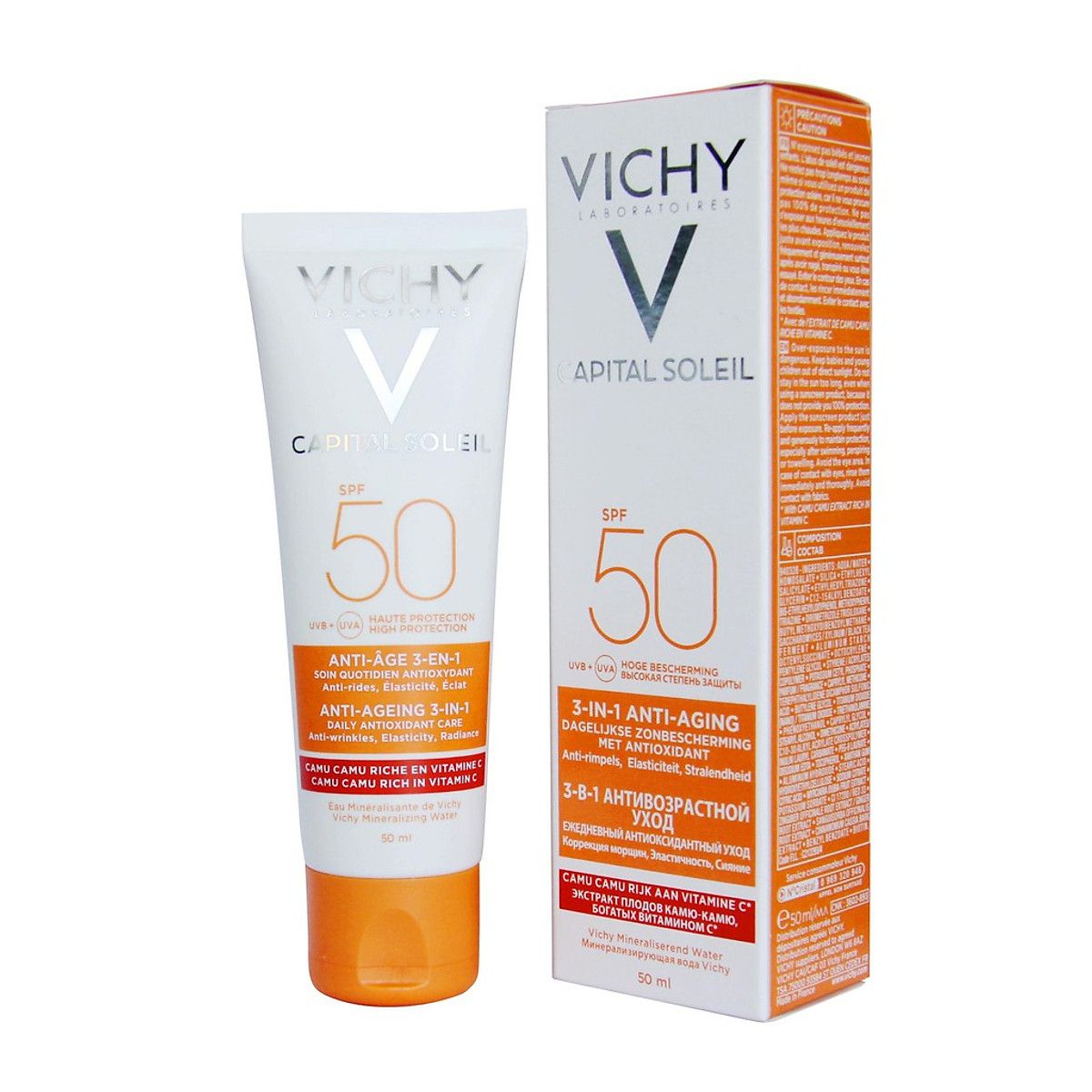 Kem Chống Nắng Vichy Capital Soleil Chống Lão Hóa & Dưỡng Da SPF 50 UV –  Atutu.vn Chuyên hàng Đức