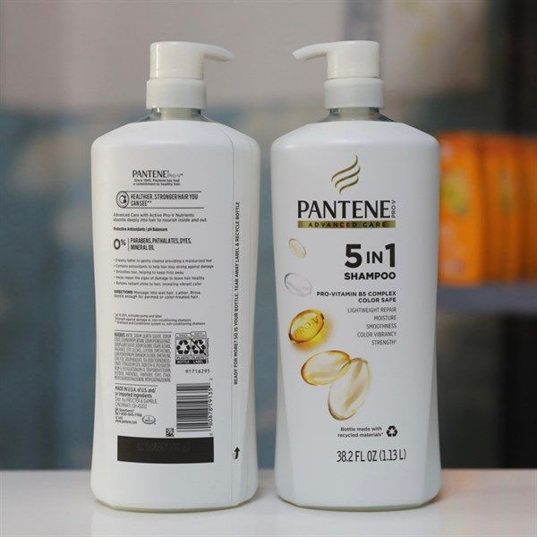  Dầu gội Pantene 5in1 chai to 1.13 lít 