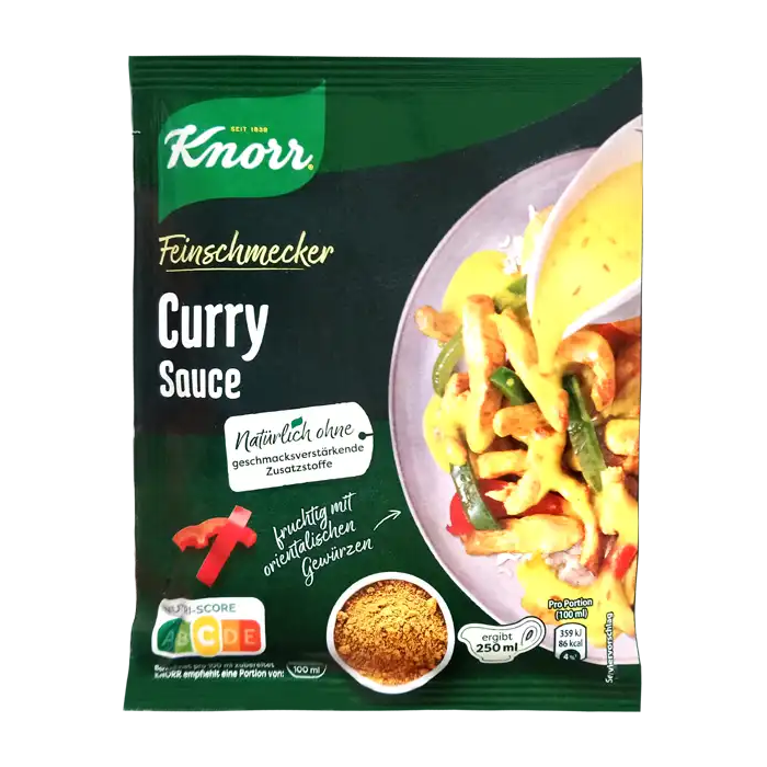  Gia vị Knorr Feinschmecker Curry Sauce nước sốt Cà ri 