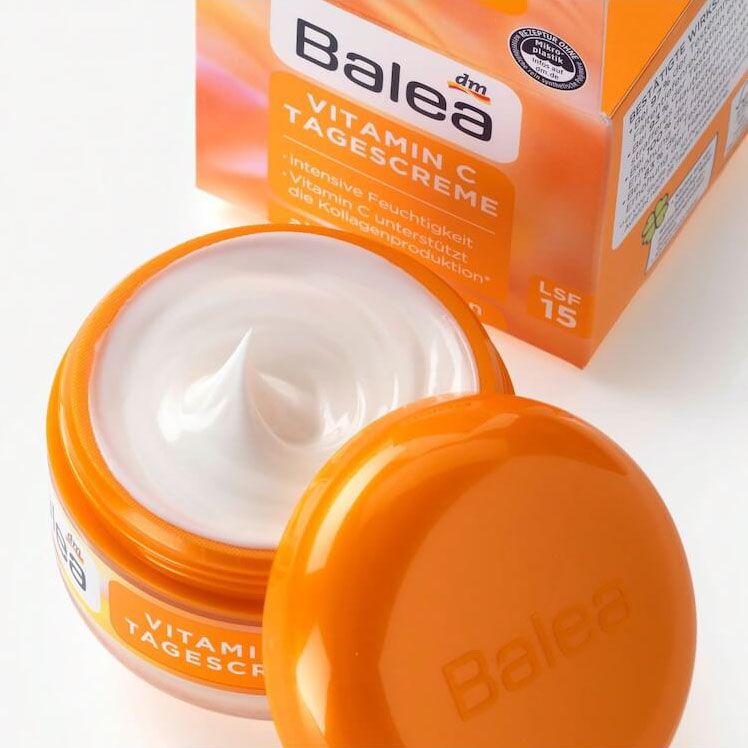  Kem Dưỡng Da Balea Vitamin C Giúp Da Trắng Sáng, Đều Màu, 50ml 