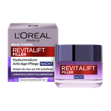  Kem Dưỡng Ban Đêm L'Oréal Revitalift Filler [HA] – Dưỡng Ẩm Sâu, Hỗ Trợ Căng Mịn Làn Da 