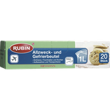  Túi trữ đông rubin chịu lạnh -40 độ C, chịu nóng 100 độ C, miệng túi khóa Zip tiện dụng, dung tích túi 1 lít 