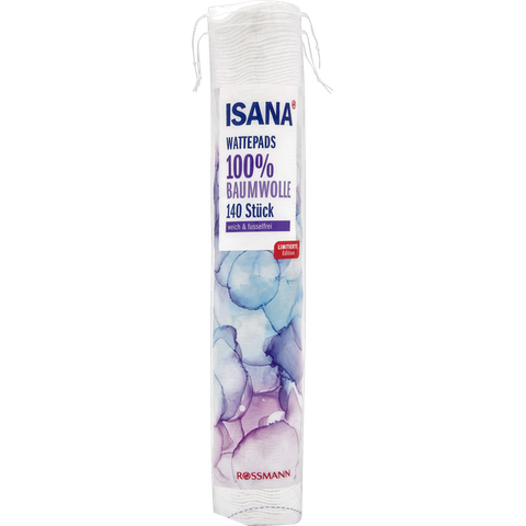  Bông tẩy trang Isana, gói 140 miếng 