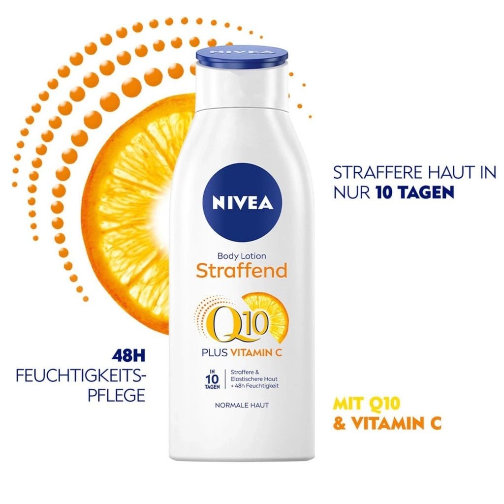  Sữa Dưỡng Thể Nivea Body Lotion Q10 Cho Da Thường, 400ml 