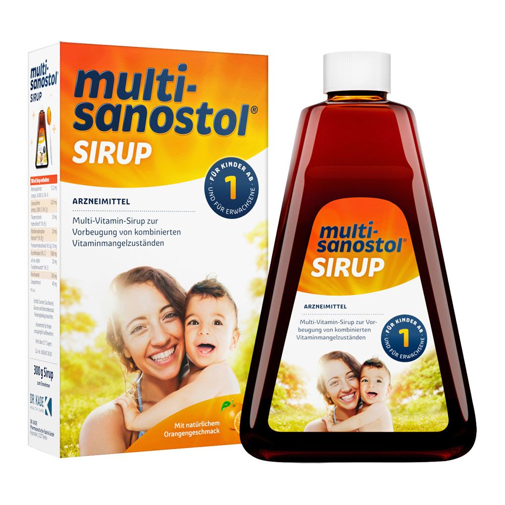  Sanostol số 1, Vitamin Tổng Hợp Multi Sanostol Sirup Cho Bé Từ 1 – 3 Tuổi, 300 g 