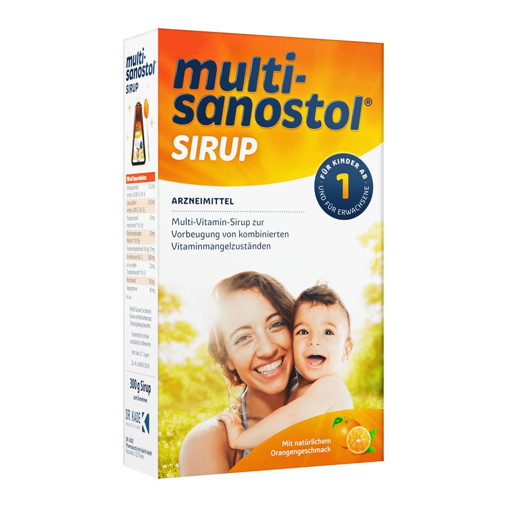  Sanostol số 1, Vitamin Tổng Hợp Multi Sanostol Sirup Cho Bé Từ 1 – 3 Tuổi, 300 g 