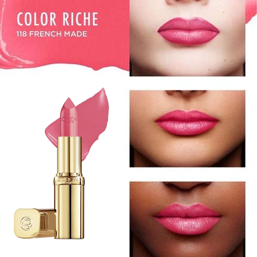  Son Loreal số 118 Riche Satin Lipstick 