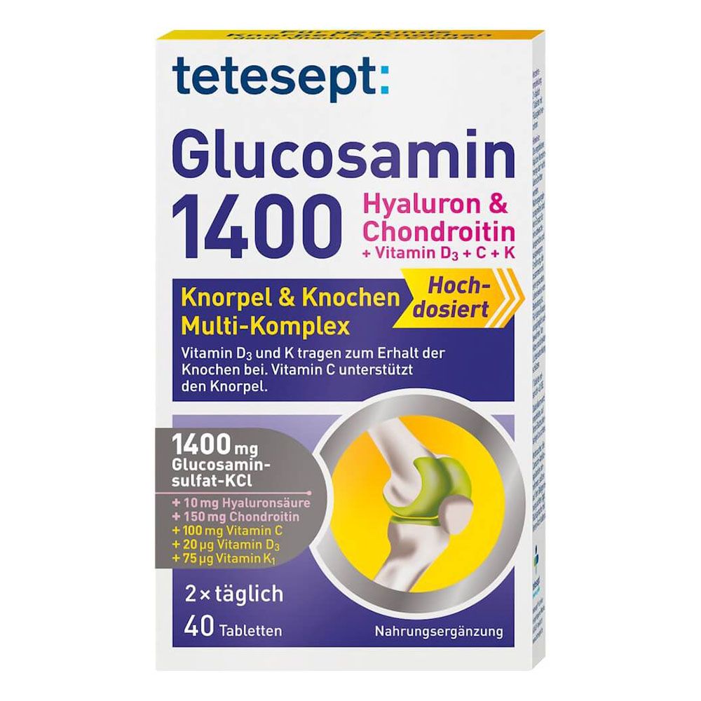  Thuốc Bổ Xương Khớp Tetesept Glucosamin 1400, 40 viên 
