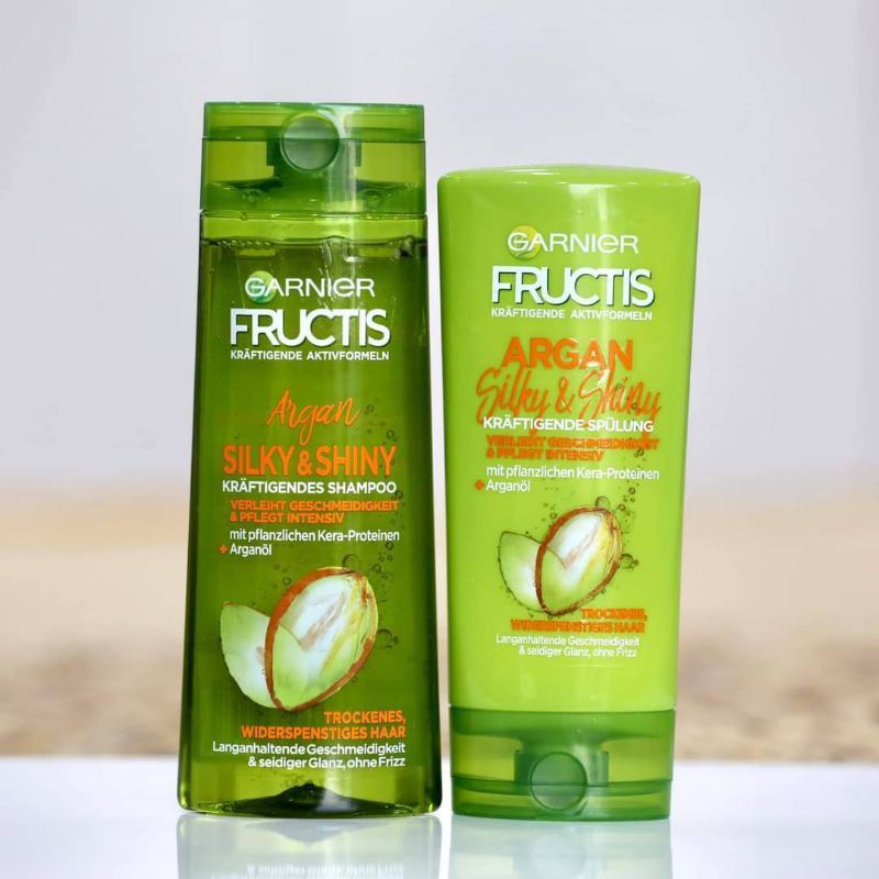  Bộ dầu Gội + Xả Fructis Argan dành cho tóc KHÔ XƠ và HƯ TỔN 