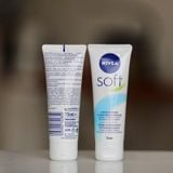  Kem dưỡng ẩm Nivea soft dạng tuýp tiện dụng, 75 ml 
