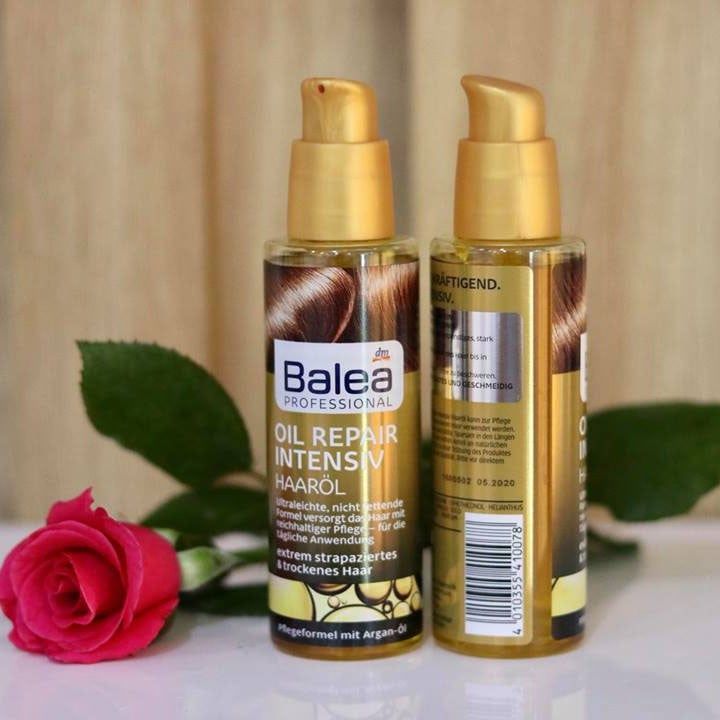  [Hàng xách tay Đức] Tinh dầu dưỡng tóc Balea phục hồi tóc khô, hư tổn và chẻ ngọn BALEA, 100ml 
