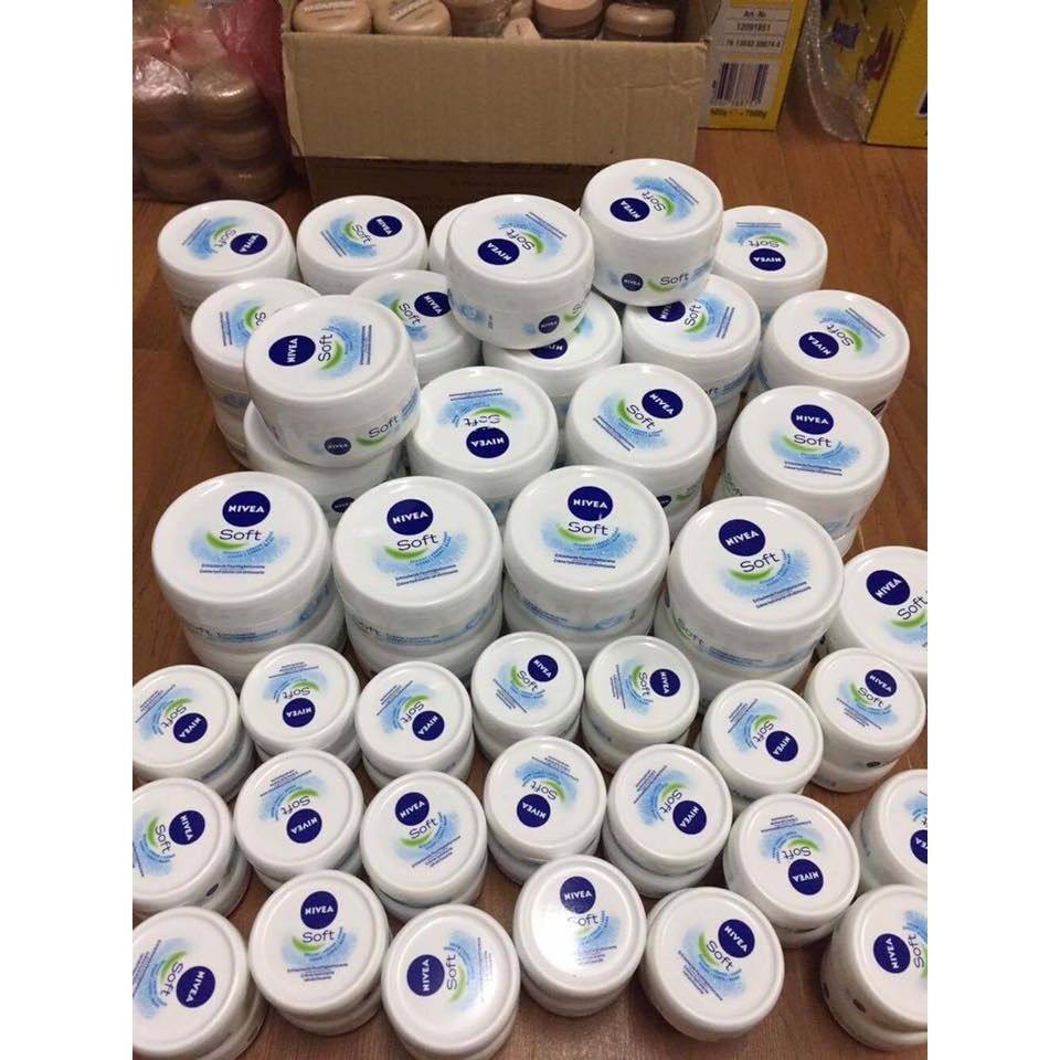  Kem dưỡng da Nivea soft hộp 200ml [Hàng nội địa Đức] 
