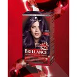  Thuốc nhuộm tóc Số 888: Màu Tím tối - Brillance của hãng Schwarzkopf 