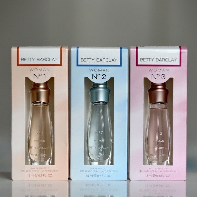  NƯỚC HOA BETTY BARCLAY WOMAN No.1, No.2, No.3 - dòng nước hoa được thiết dành riêng cho phái nữ, 15ml 