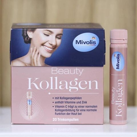  Collagen Thuỷ Phân Mivolis Beauty Kollagen Hyaluron, 20 x 25 ml 