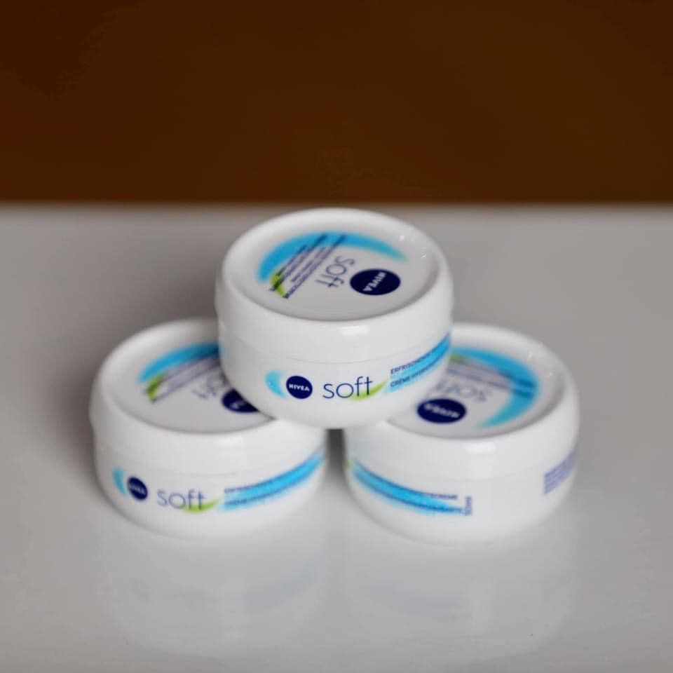  [Hàng nội địa Đức] Kem dưỡng da Nivea soft hộp 50 ml, hộp nhỏ xinh, thích hợp bỏ túi 
