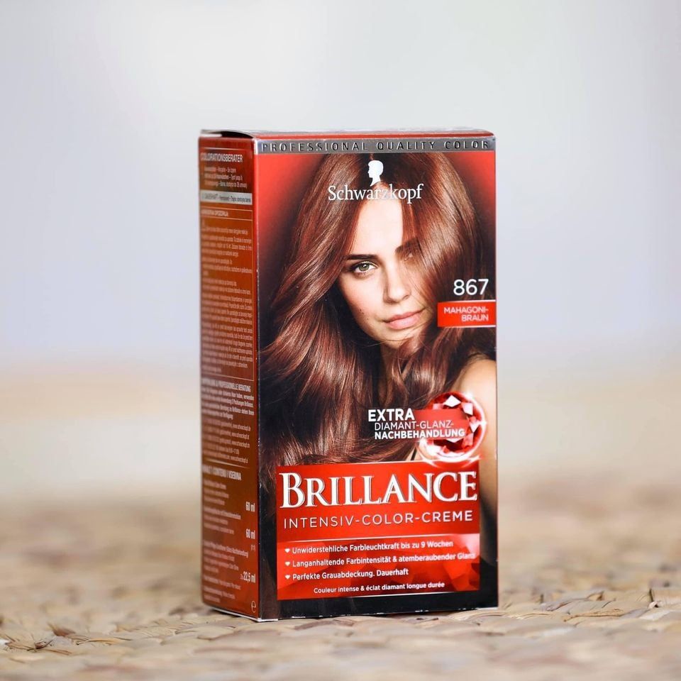 Thuốc nhuộm tóc Số 867: Màu nâu vàng - Brillance của hãng Schwarzkopf –  Atutu.vn Chuyên hàng Đức