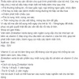  Hàng Đức đủ bill kẽm Zinkletten Verla 