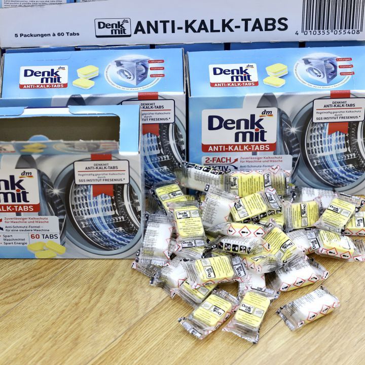  [Bán lẻ] Viên vệ sinh lồng giặt Denkmit của Đức 