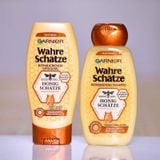  Bộ dầu Gội + Xả tinh chất mật ong – Garnier Wahre Schatze Gruner Honig Schatze 